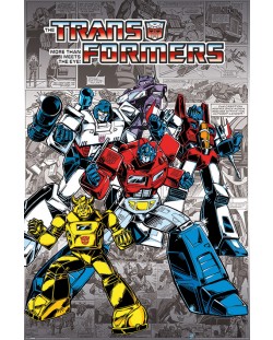 Макси плакат Pyramid - Transformers G1 (Retro Comics)