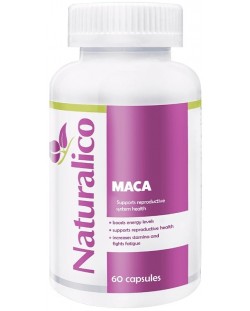 Maca, 600 mg, 60 капсули, Naturalico