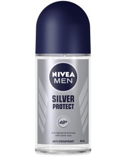 Nivea Men Рол-он против изпотяване Silver Protect, 50 ml