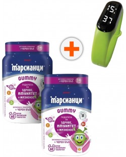 Марсианци Gummy, с черен бъз, 2 х 60 таблетки, Stada