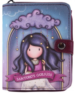 Малък кожен портфейл Santoro Gorjuss Whatever the Weather - Little Storm Cloud