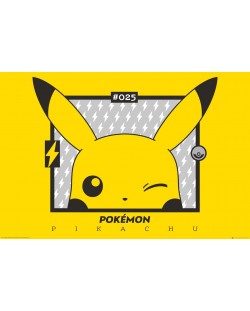 Макси плакат GB eye Games: Pokemon - Pikachu Wink