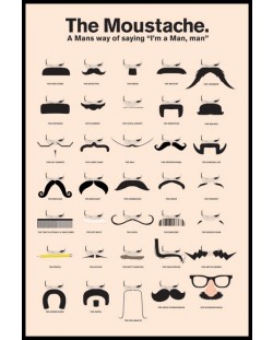 Макси плакат Pyramid - The Moustache (A Man's Way of Saying I'm a Man, Man)