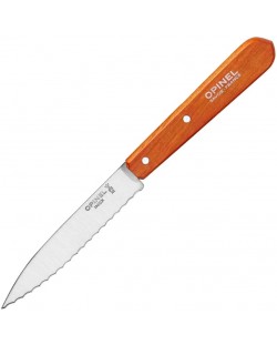 Малък кухненски нож Opinel - Serrated №113, оранжев