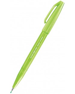 Маркер четка Pentel Sign Pen - SES15C, светлозелен