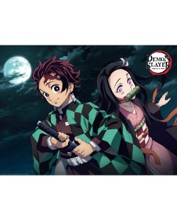 Макси плакат ABYstyle Animation: Demon Slayer - Tanjiro & Nezuko