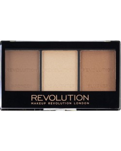 Makeup Revolution Палитра за контуриране Ultra Sculpt & Cont  C 04, 3 цвята