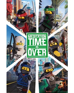 Макси плакат Pyramid - LEGOÂ® Ninjago Movie (Six Ninjas)