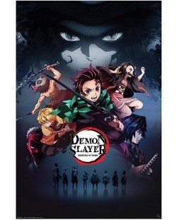 Макси плакат GB eye Animation: Demon Slayer - Group