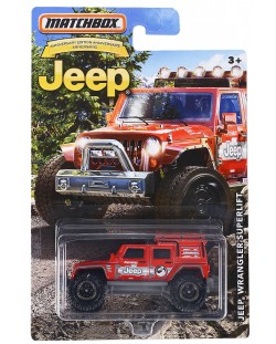 Количка Mattel Matchbox - Jeep, Wrangler Superlift