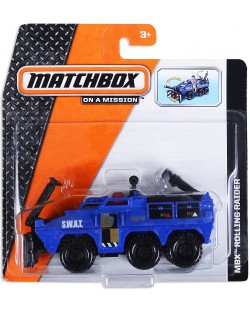 Строителна машина Mattel Matchbox - Swat MBX Rolling Raider