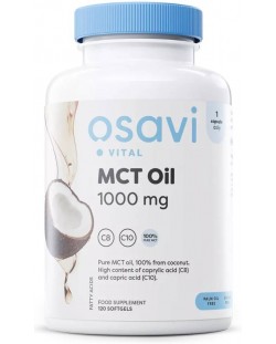 MCT Oil, 1000 mg, 120 гел капсули, Osavi