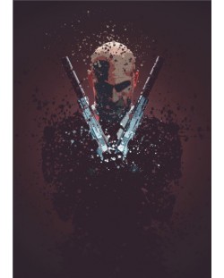 Метален постер Displate Games: Hitman - Agent 47
