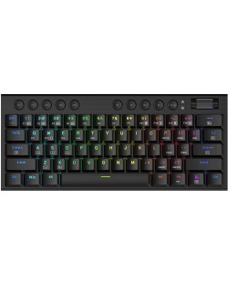 Механична клавиатура Redragon - Noctis Pro, безжична, Red, черна