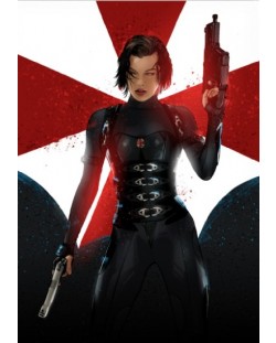 Метален постер Displate Games: Resident Evil - Alice