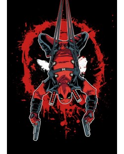 Метален постер Displate - Deadpool: Hang in There