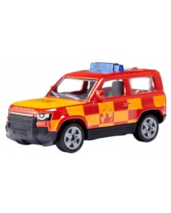 Метална играчка Siku - Land Rover Defender Feuerwehr