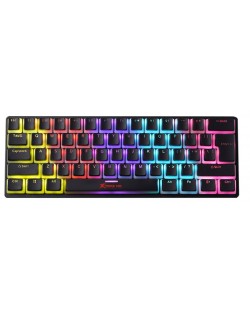 Механична клавиатура Xtrike ME - GK-985P, Rainbow, черна