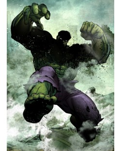 Метален постер Displate - Marvel: Hulk