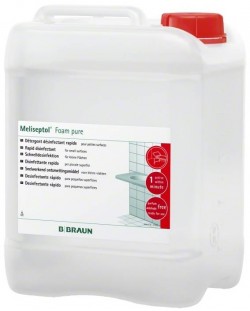 Meliseptol Foam Pure Дезинфектант за повърхности, 5 l, B. Braun