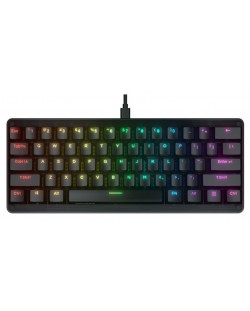 Механична клавиатура COUGAR - Puri Mini, Red, RGB, черна