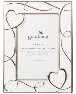 Метална рамка за снимки Goldbuch - Hearts, 10 x 15 cm