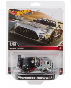 Метална премиум количка Hot Wheels - Mercedes-AMG GT3, 1:43