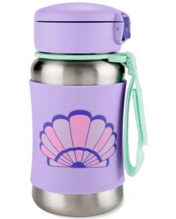 Метална бутилка Skip Hop Spark Style - Seashell, 350 ml