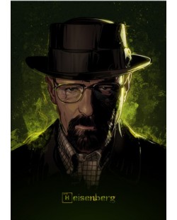 Метален постер Displate Television: Breaking Bad - Heisenberg