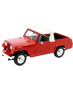 Метална кола Welly - Jeep Jeepster Commando Pickup 1967, 1:24 