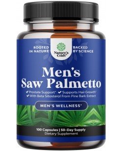 Men's Saw Palmetto, 100 капсули, Nature's Craft