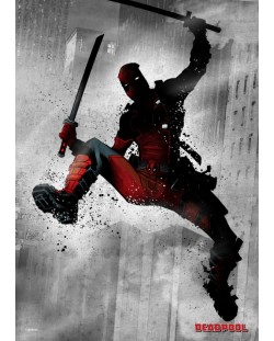 Метален постер Displate - Marvel: Deadpool