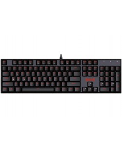 Механична клавиатура Redragon - K551B, Cherry Green, LED, черна