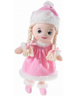 Мека кукла Heunec Poupetta - Анушка, със зимни дрехи, 30 cm
