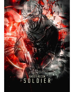 Метален постер Displate - Ghost Recon - Future Soldier Shooter