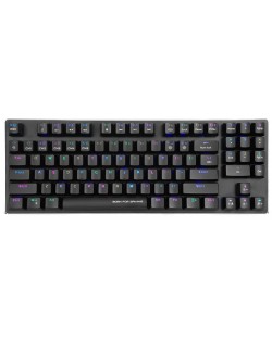 Механична клавиатура Marvo - KG934, Blue, RGB, черна