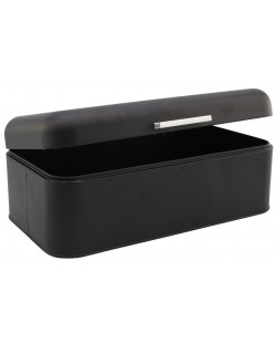 Метална кутия за хляб HIT - 42 х 22 х 16 cm, черна