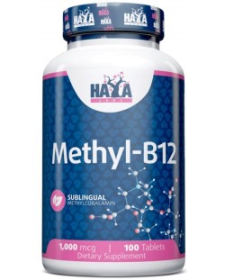 Methyl B-12, 1000 mcg, 100 таблетки, Haya Labs