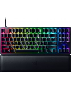 Механична клавиатура Razer - Huntsman V2 Tenkeyless, Purple, RGB, черна