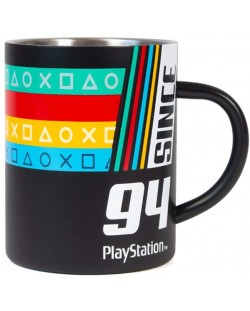 Метална чаша Numskull Games: PlayStation - PS Since 94