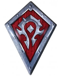 Метален постер ABYstyle Games: World of Warcraft - Horde Shield