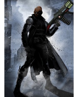 Метален постер Displate - Marvel: Nick Fury