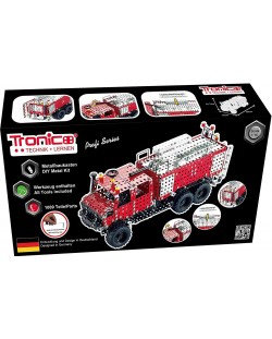 Метален конструктор Tronico - Profi, пожарникарски камион