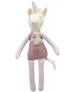 Мека кукла The Puppet Company - Еднорог с бебе, 30 cm