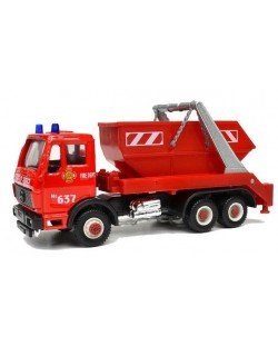 Метално камионче Welly Urban Spirit - Пожарна за отпадъци, 1:34