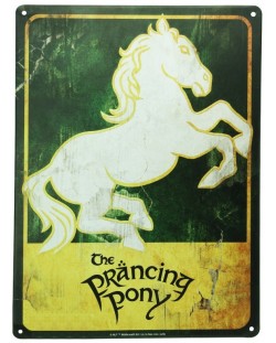 Метален постер ABYstyle Movies: The Lord of the Rings - Prancing Pony
