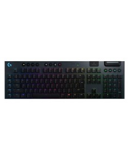 Механична клавиатура Logitech - G915, US Layout, linear switches, черна