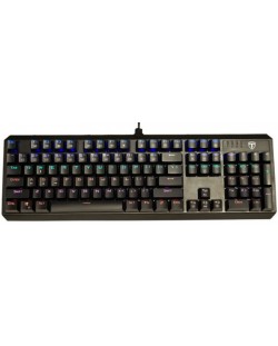 Механична клавиатура T-Dagger - Pavones, Blue ET, RGB, черна