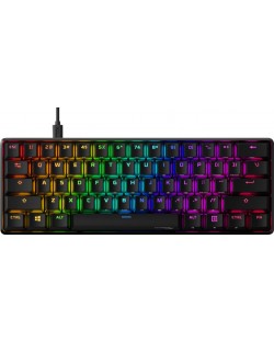 Механична клавиатура HyperX - Alloy Origins 60, Red, RGB, черна