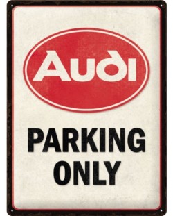 Метална табелка Nostalgic Art Audi - Parking Only